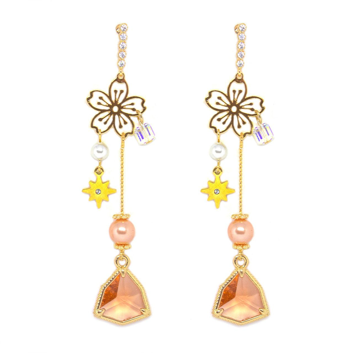Orange Blossom Earrings