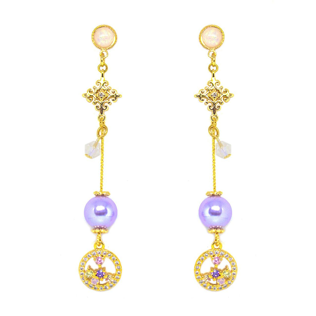 Dreamy Purple Earrings