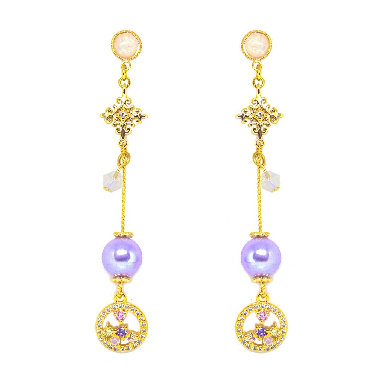 Dreamy Purple Earrings