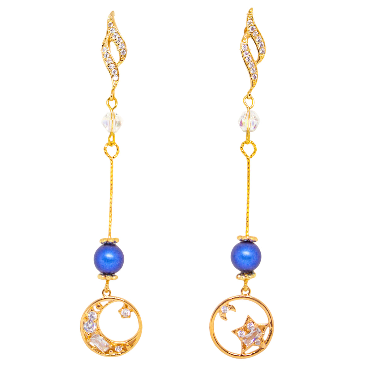 Royal Blue Night Earrings