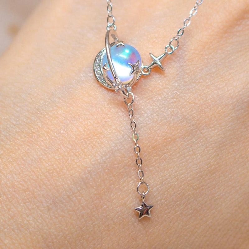 Dangling Planet Necklace