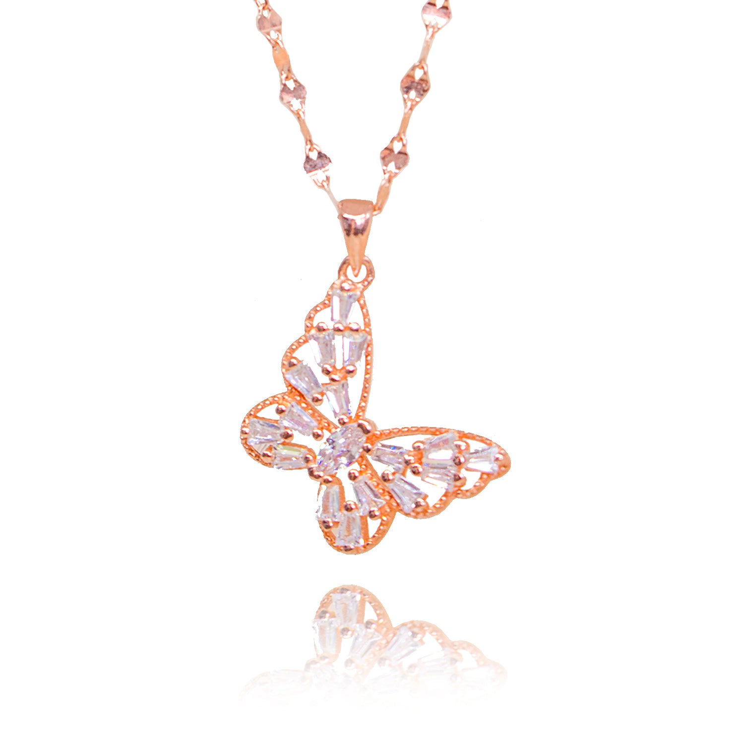 Sparkle Butterfly Necklace
