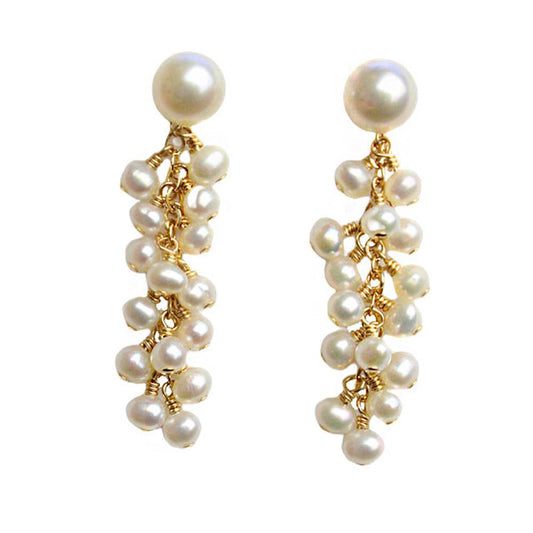 2 Ways Pearl Drop Earrings