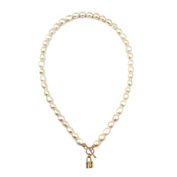 Lock It Up Baroque Pearl Choker