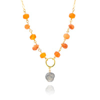Ethereal Orange Necklace