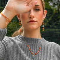 Ethereal Orange Necklace