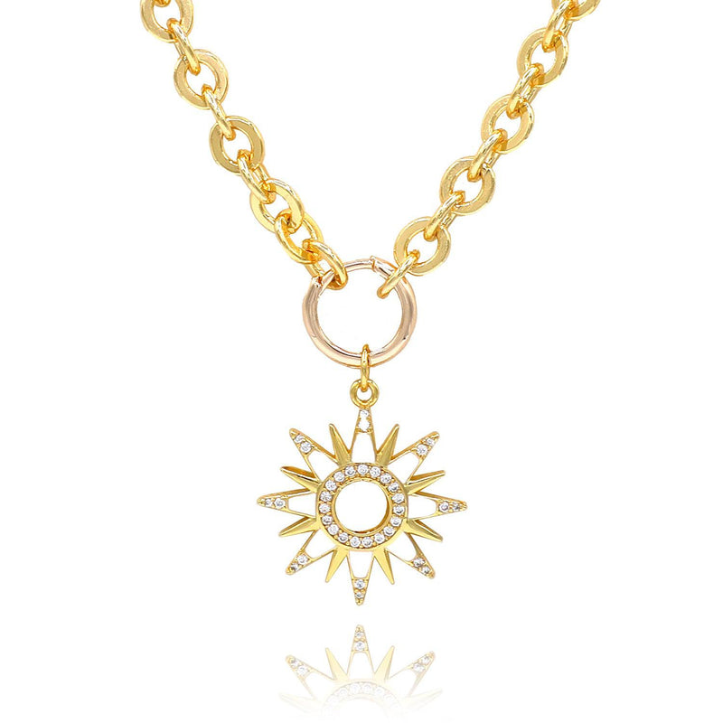 Sun Pendant Necklace