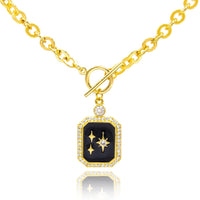 Enamel Star Necklace
