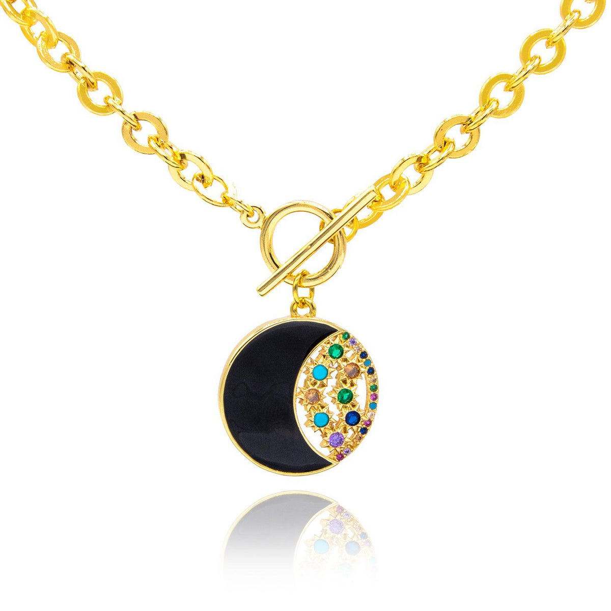 Colorful Eclipse Necklace