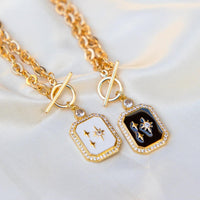 Enamel Star Necklace