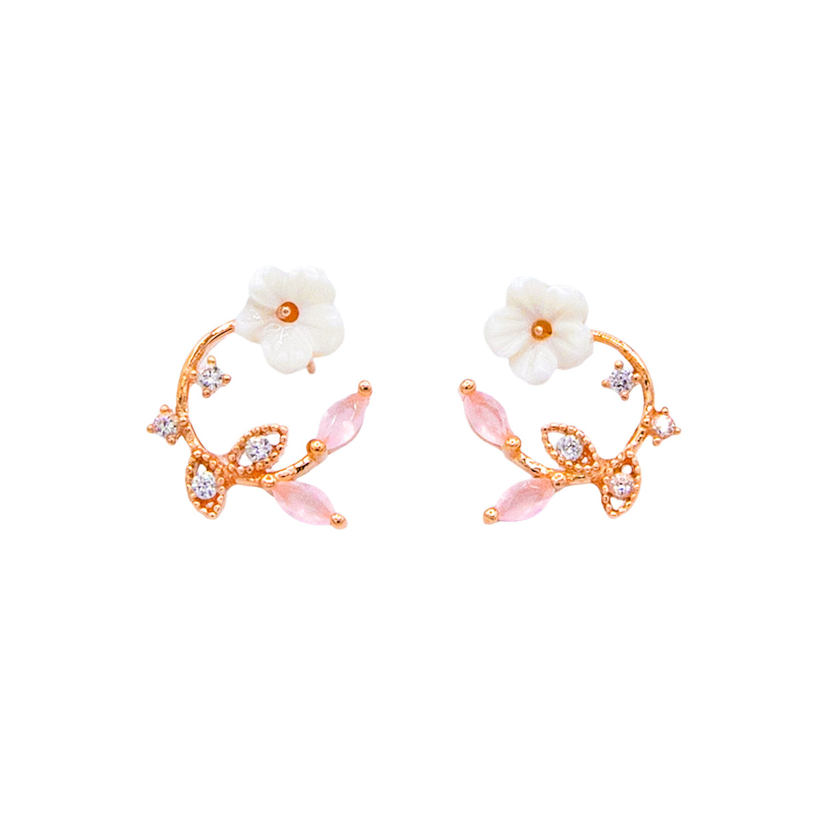 Elegant Pink Earrings
