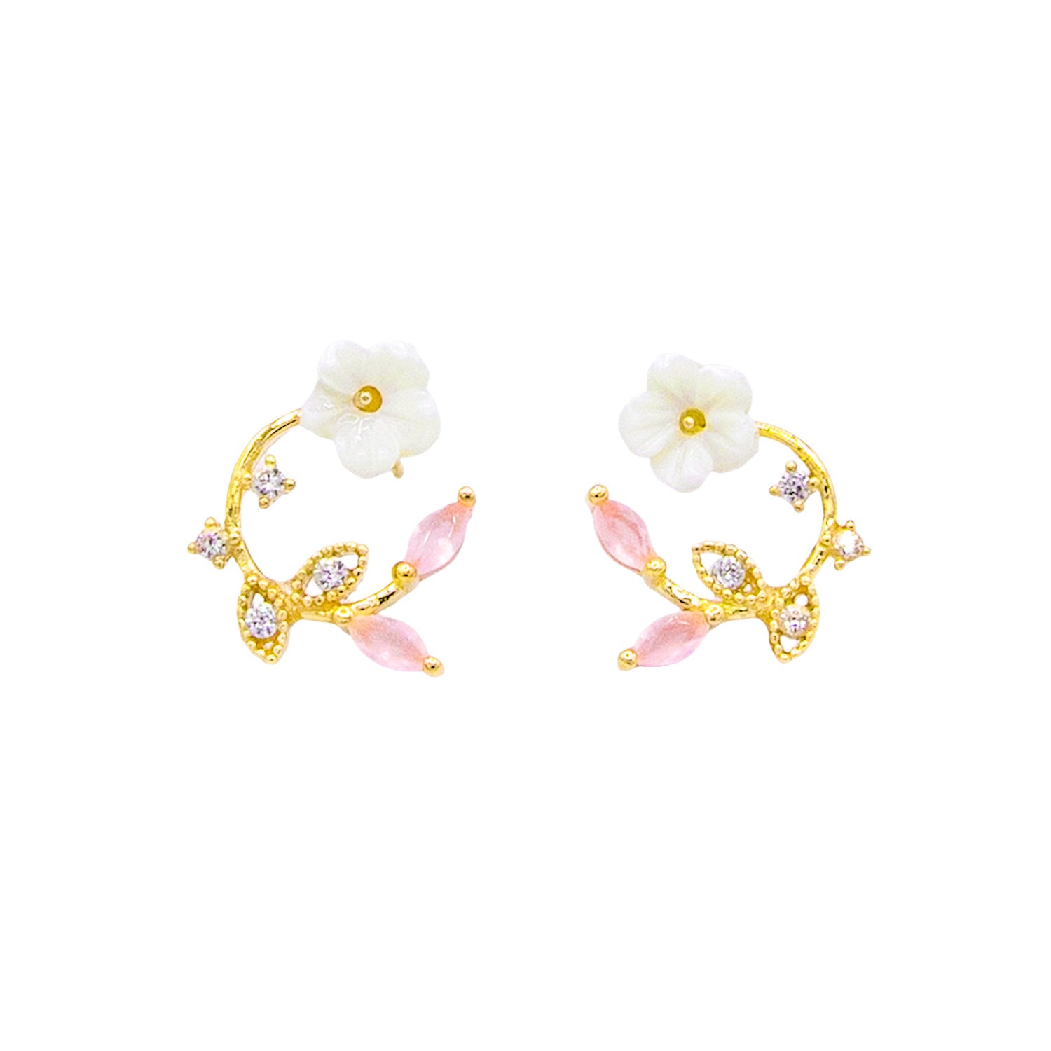Elegant Pink Earrings
