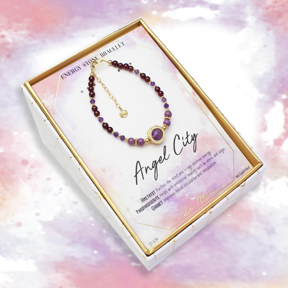 Angel City-Energy Stone Bracelet-La Meno