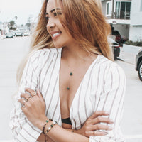 Labradorite Necklace-Dangling Necklace-La Meno