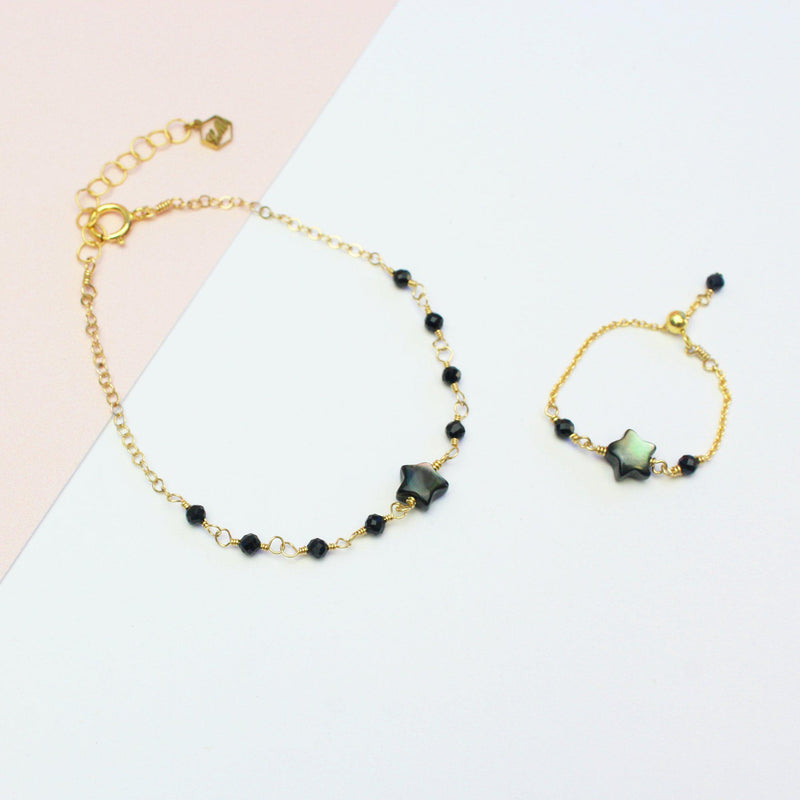 Black Star Set-Jewelry Set-La Meno