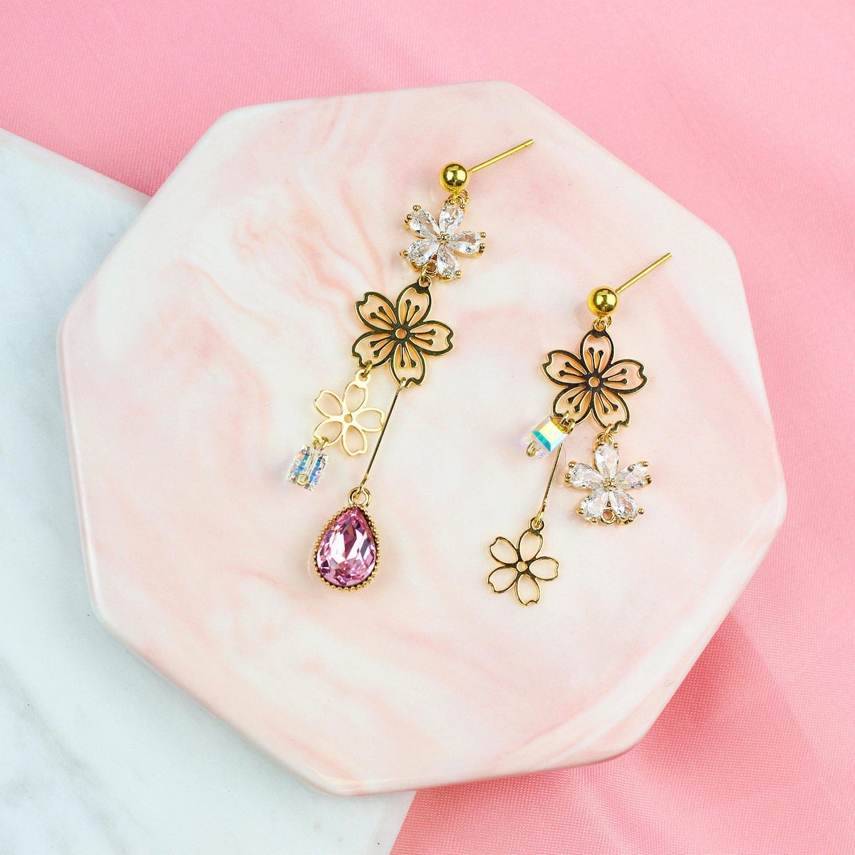 Blooming Flowers Earring-Adorn Earring-La Meno