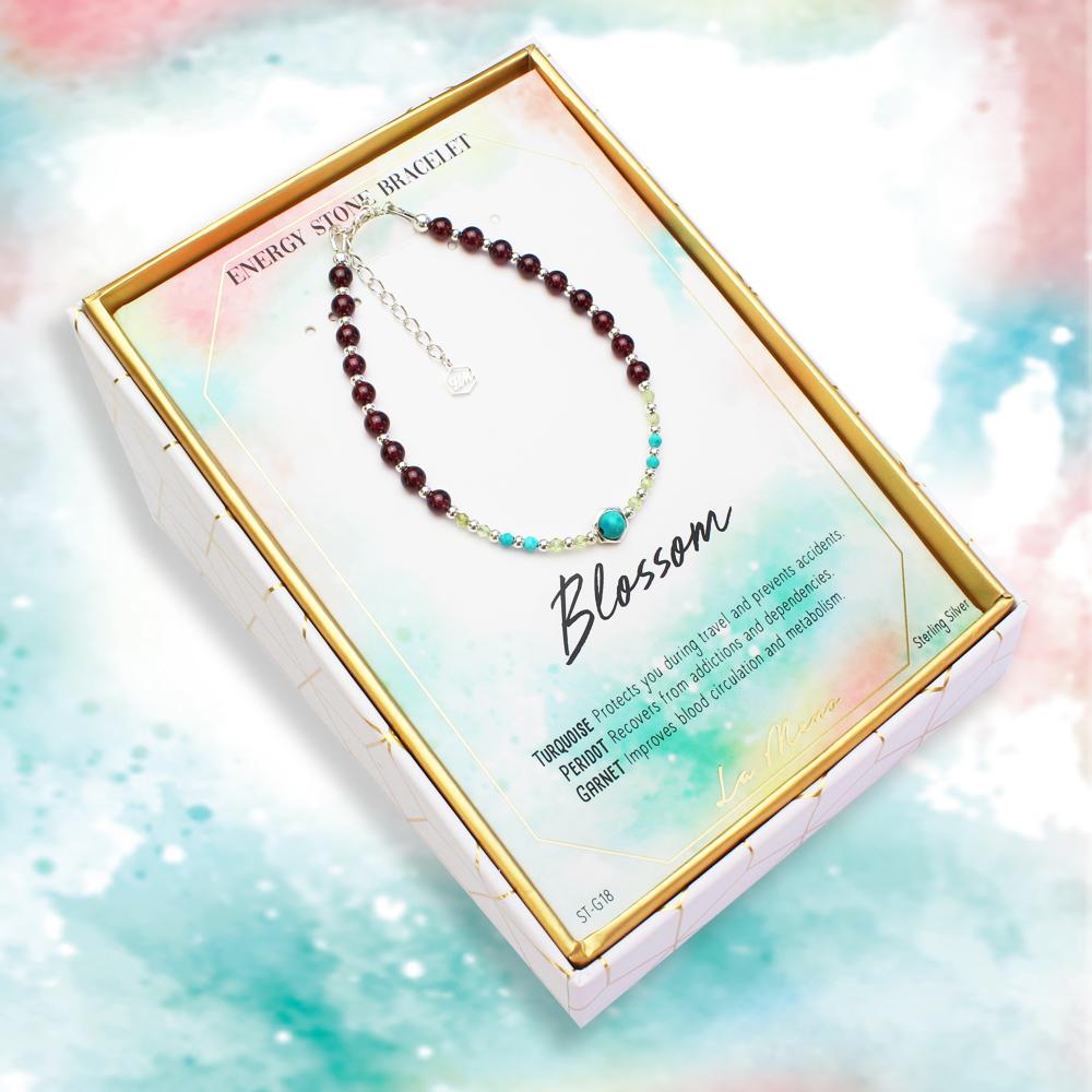Blossom-Energy Stone Bracelet-La Meno