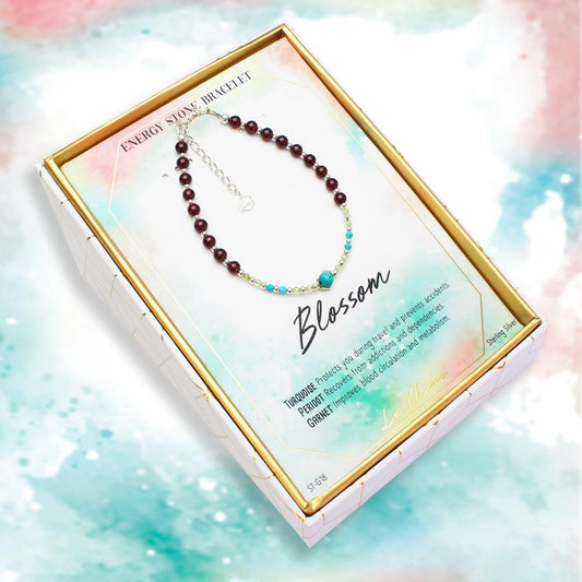 Blossom-Energy Stone Bracelet-La Meno