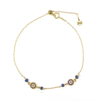 Blue Fire Anklet-Adorn Anklets-La Meno