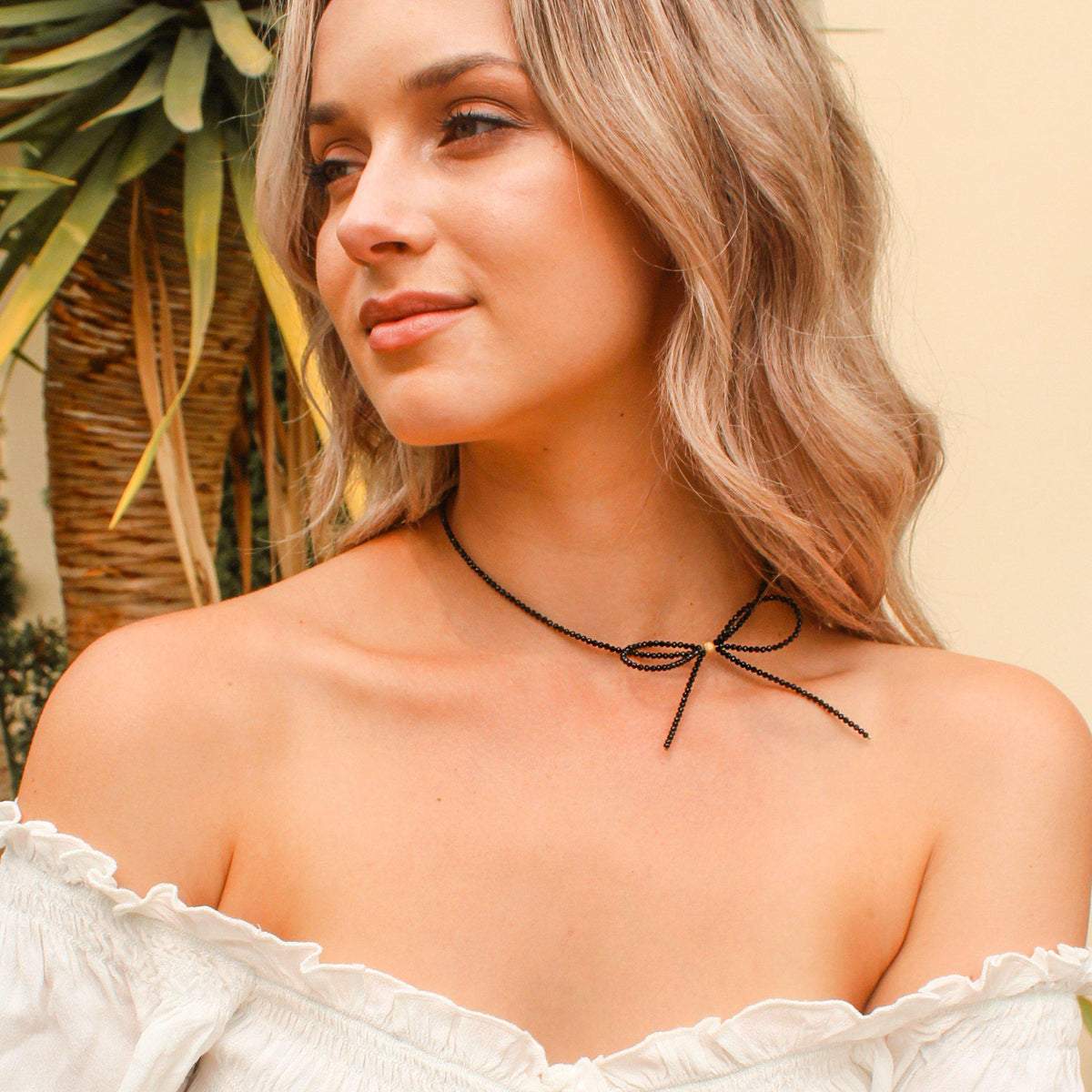 Bow Necklace-Adorn Necklace-La Meno