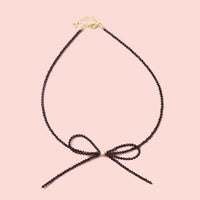 Bow-Adorn Necklace-La Meno
