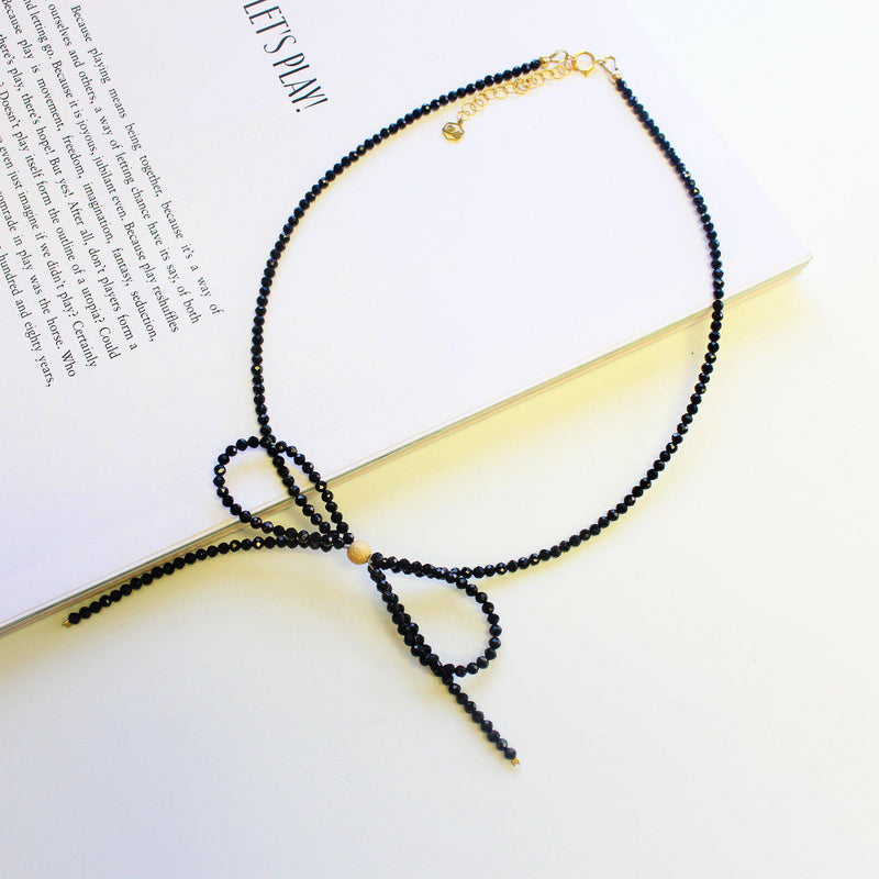Bow Necklace-Adorn Necklace-La Meno