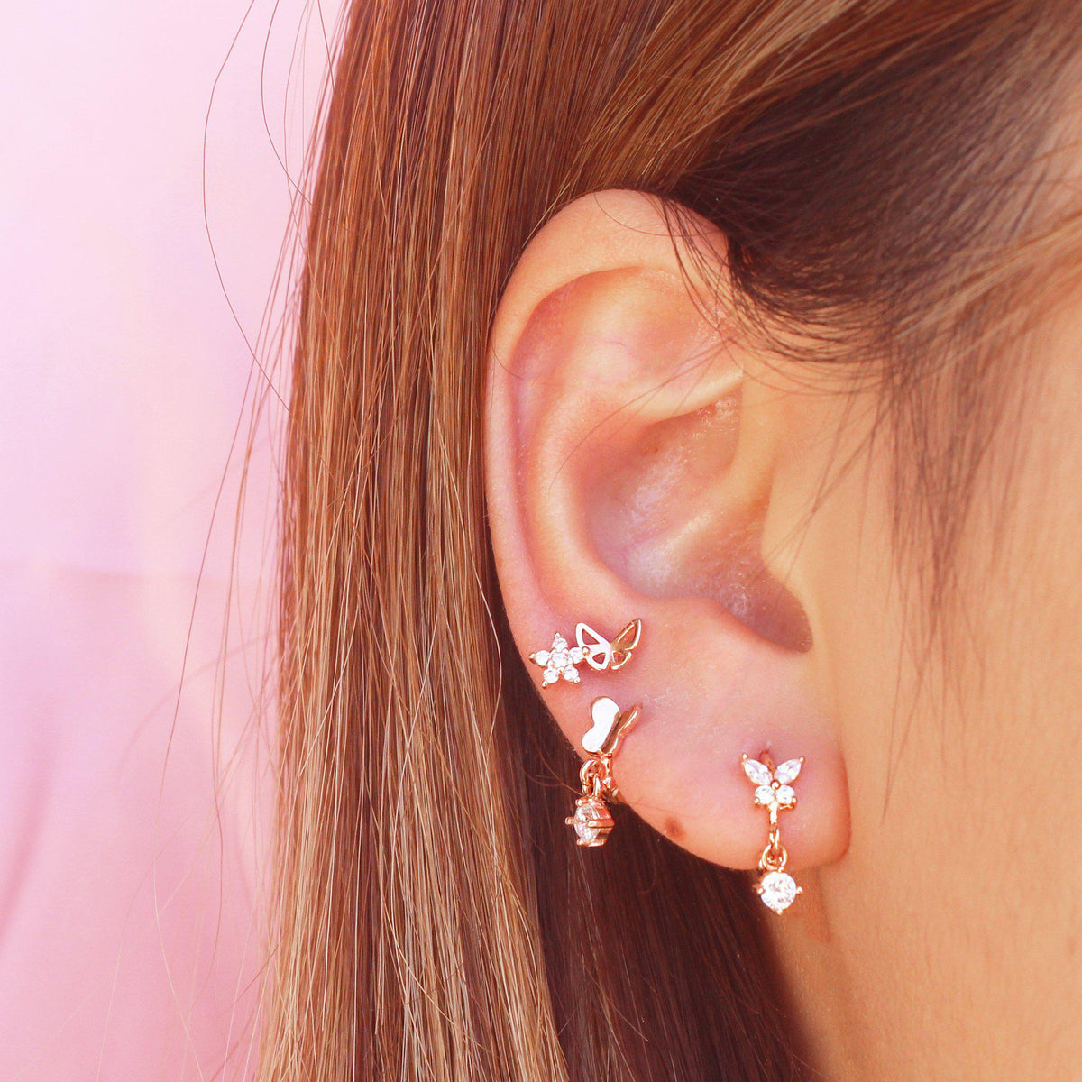 Butterfly Fly Away Earring Set-Jewelry Set-La Meno