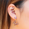 Crystal Butterfly Earring-Adorn Earring-La Meno