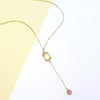 Sunstone Necklace-Dangling Necklace-La Meno