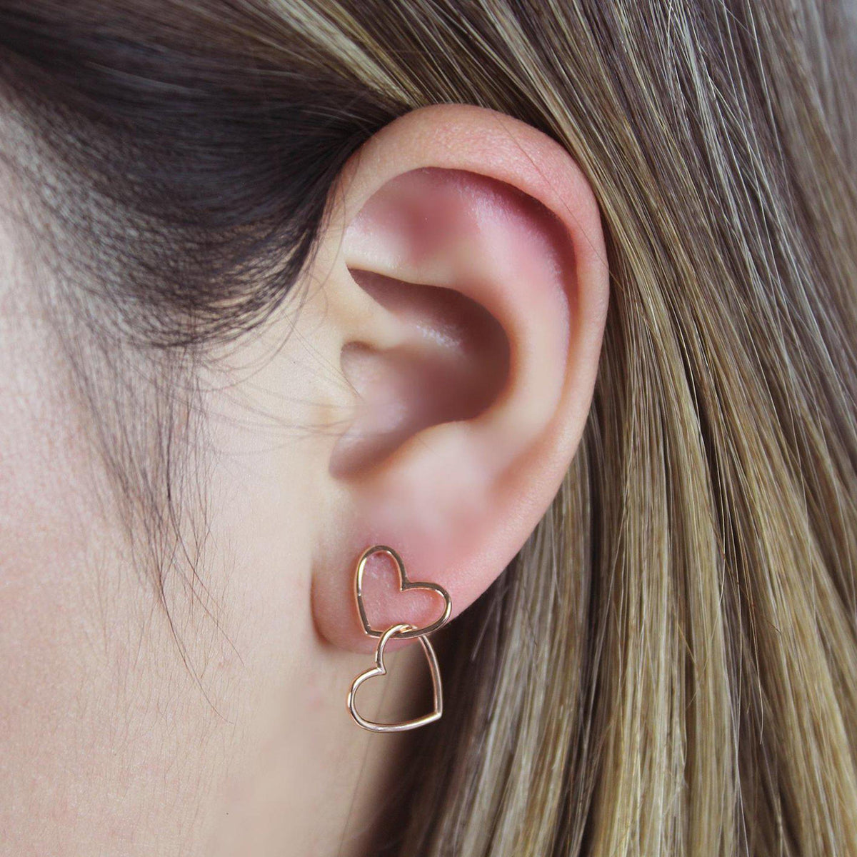 Double Heart Earring-Limited Edition-La Meno