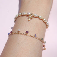 Dropping Rainbow Bracelet-Adorn Bracelet-La Meno