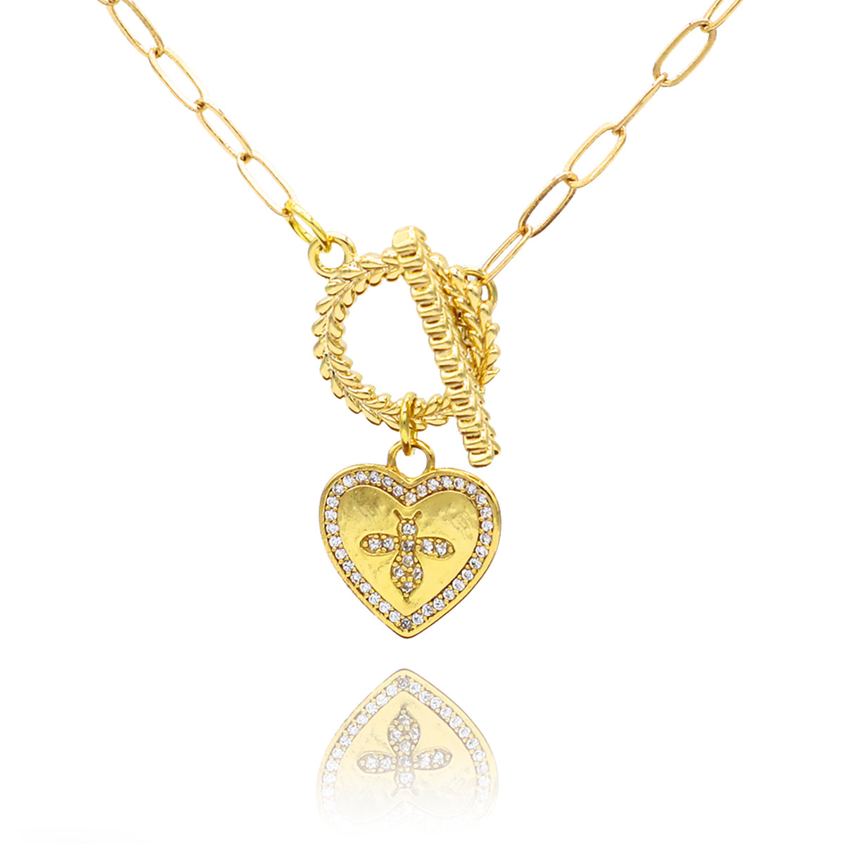 Bee Kind Toggle Necklace