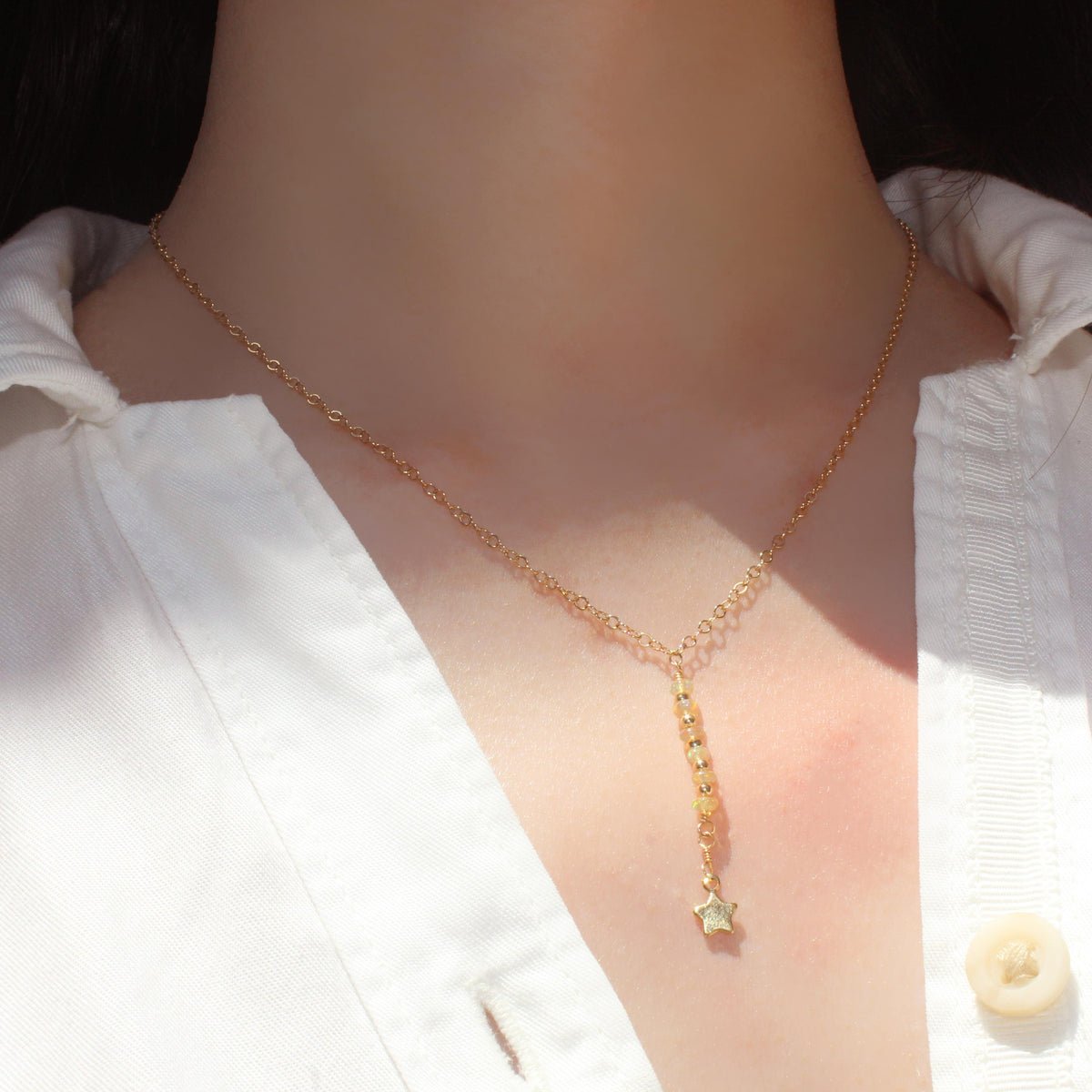 Falling Star-Adorn Necklace-La Meno