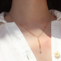 Falling Star-Adorn Necklace-La Meno