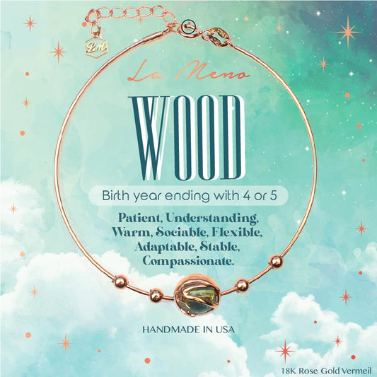 [Five Elements Bracelet] Wood-La Meno