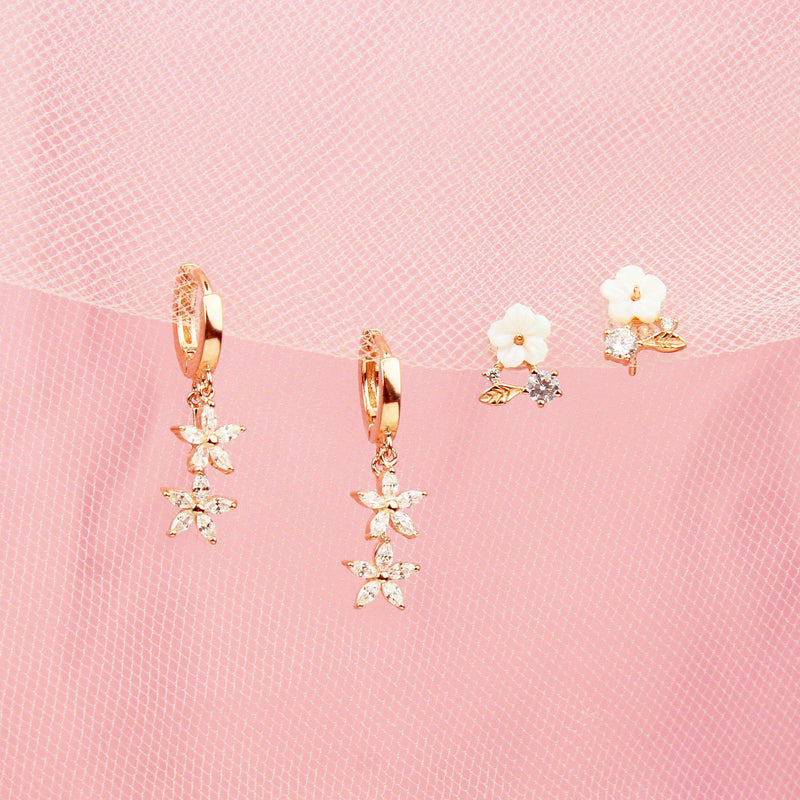 Flora Earring Set-Jewelry Set-La Meno