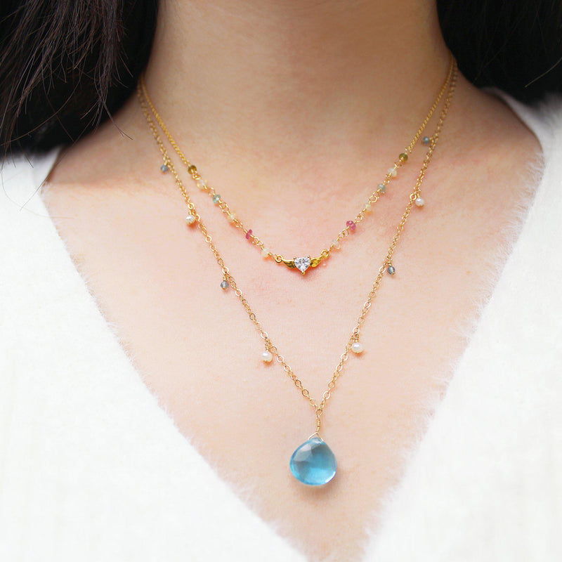Flying Heart Necklace-Adorn Necklace-La Meno