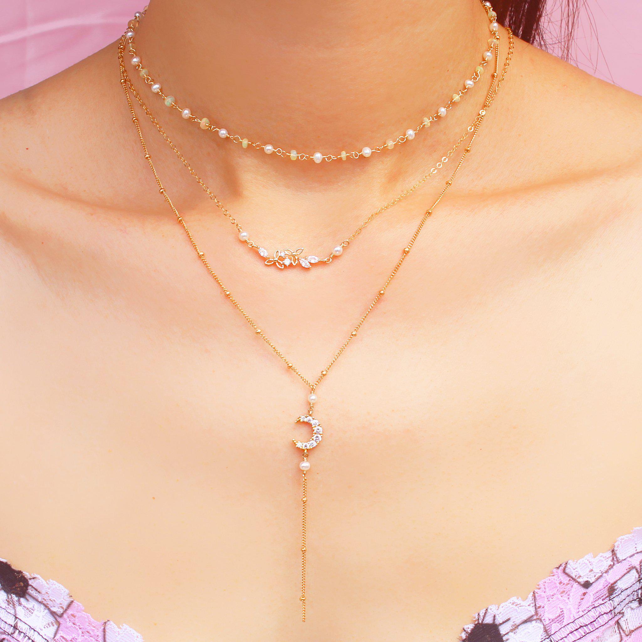 Goddess Night Necklace-Adorn Necklace-La Meno
