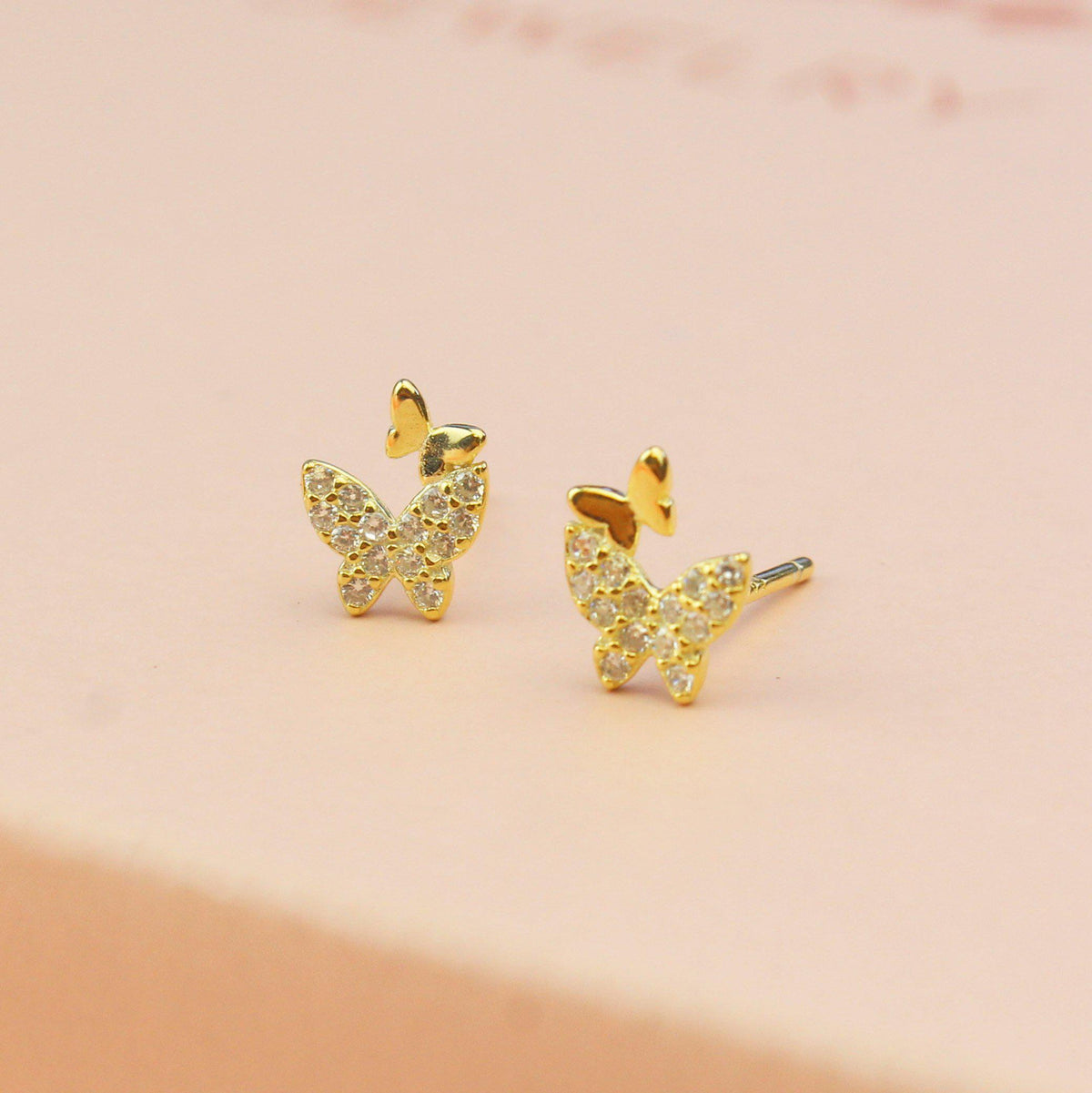 Golden Butterfly Earrings-Limited Edition-La Meno