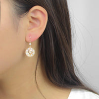 Golden Coin Earring-Adorn Earring-La Meno