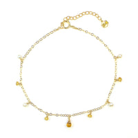 Golden Spark Anklet-Adorn Anklets-La Meno