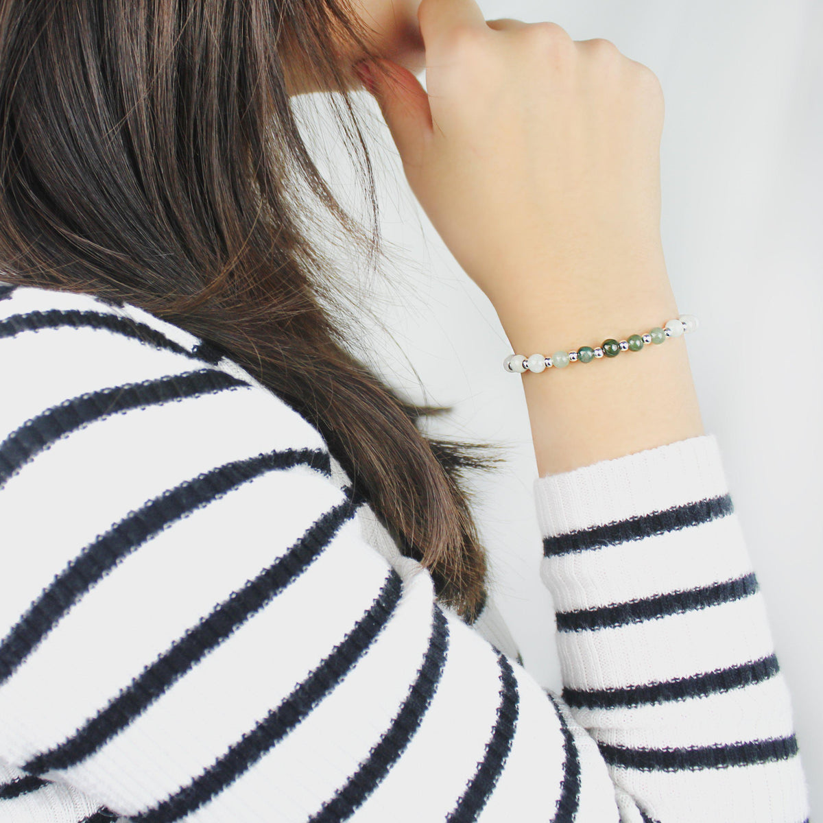 Green Forest-Energy Stone Bracelet-La Meno