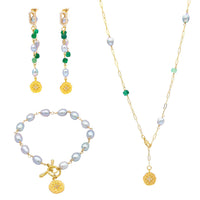 Wonder Green Pearl Bracelet