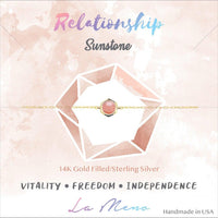 [Hexagon] Sunstone Bracelet