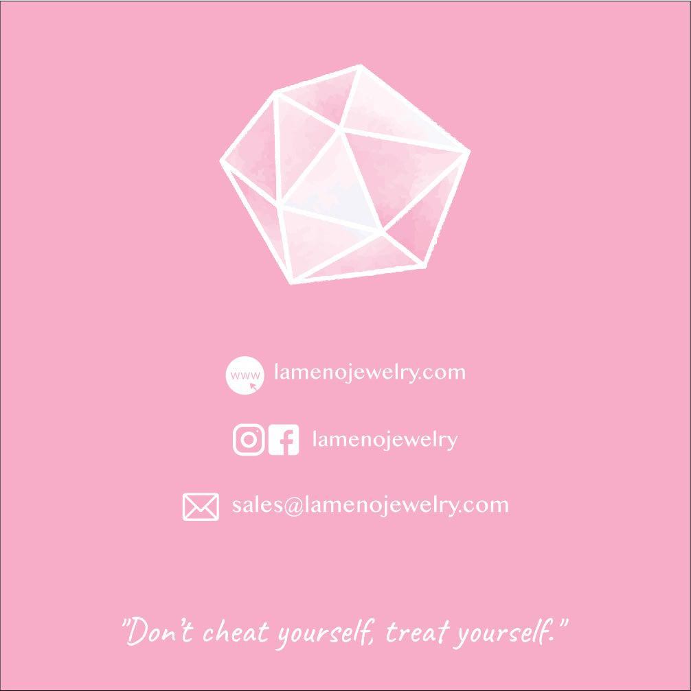 [Hexagon] Rose quartz Bracelet