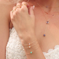 [Hexagon] Amazonite Bracelet-Hexagon Bracelet-La Meno