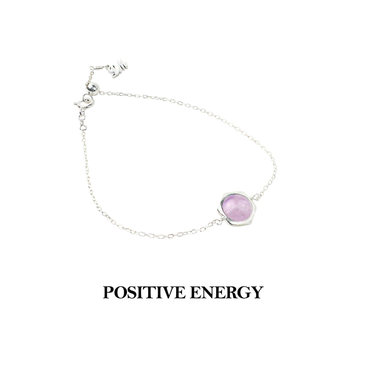 [Hexagon] Amethyst Bracelet-Hexagon Bracelet-La Meno