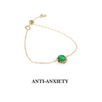 [Hexagon] Green Agate Bracelet-Hexagon Bracelet-La Meno