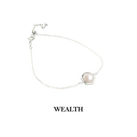 [Hexagon] Real Pearl Bracelet-Hexagon Bracelet-La Meno