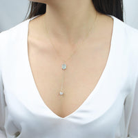 Jade Necklace-Dangling Necklace-La Meno